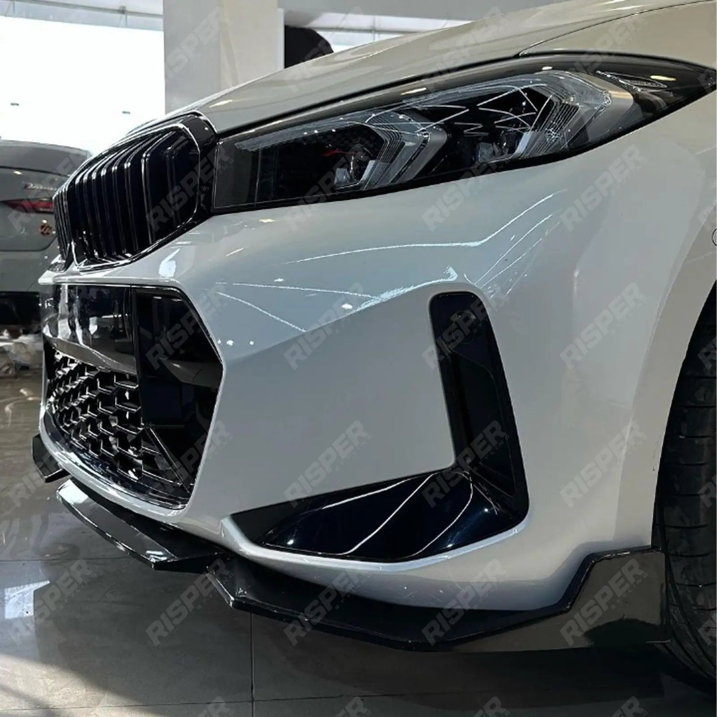 BMW 3 Series G20 LCI M Sport Facelift 2022+ Gloss Black Front Splitter Lip