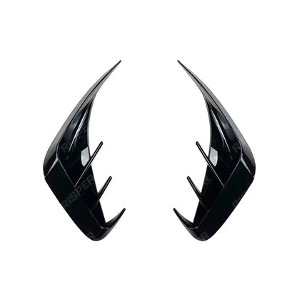 BMW 3 SERIES G20 M SPORT PRE LCI 2019-2022 REAR BUMPER SPORT VENTS IN GLOSS BLACK