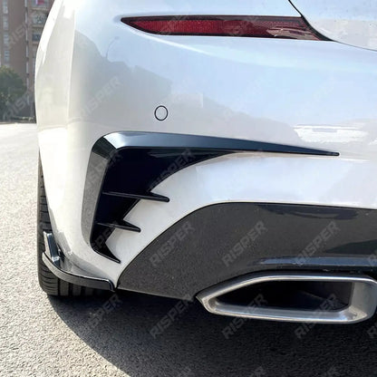 BMW 3 SERIES G20 M SPORT PRE LCI 2019-2022 REAR BUMPER SPORT VENTS IN GLOSS BLACK