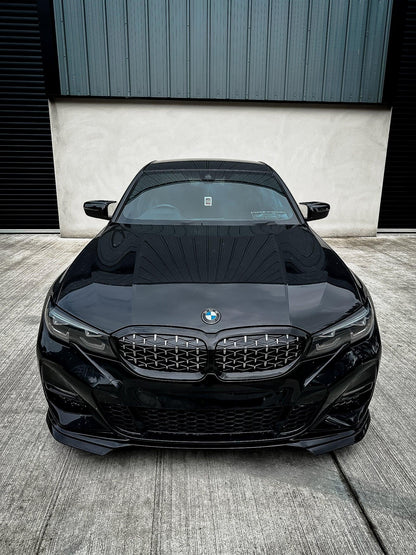 BMW 3 Series G20/G21 2018-2021 (pre-lci) Diamond Style Front Grill Gloss Black & Silver - TMC Motorsport