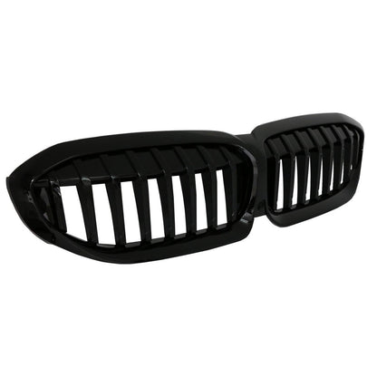 BMW 3 Series G20/G21 2018-2021 (Pre-LCI) Gloss Black Solid Slat Front Grill - TMC Motorsport