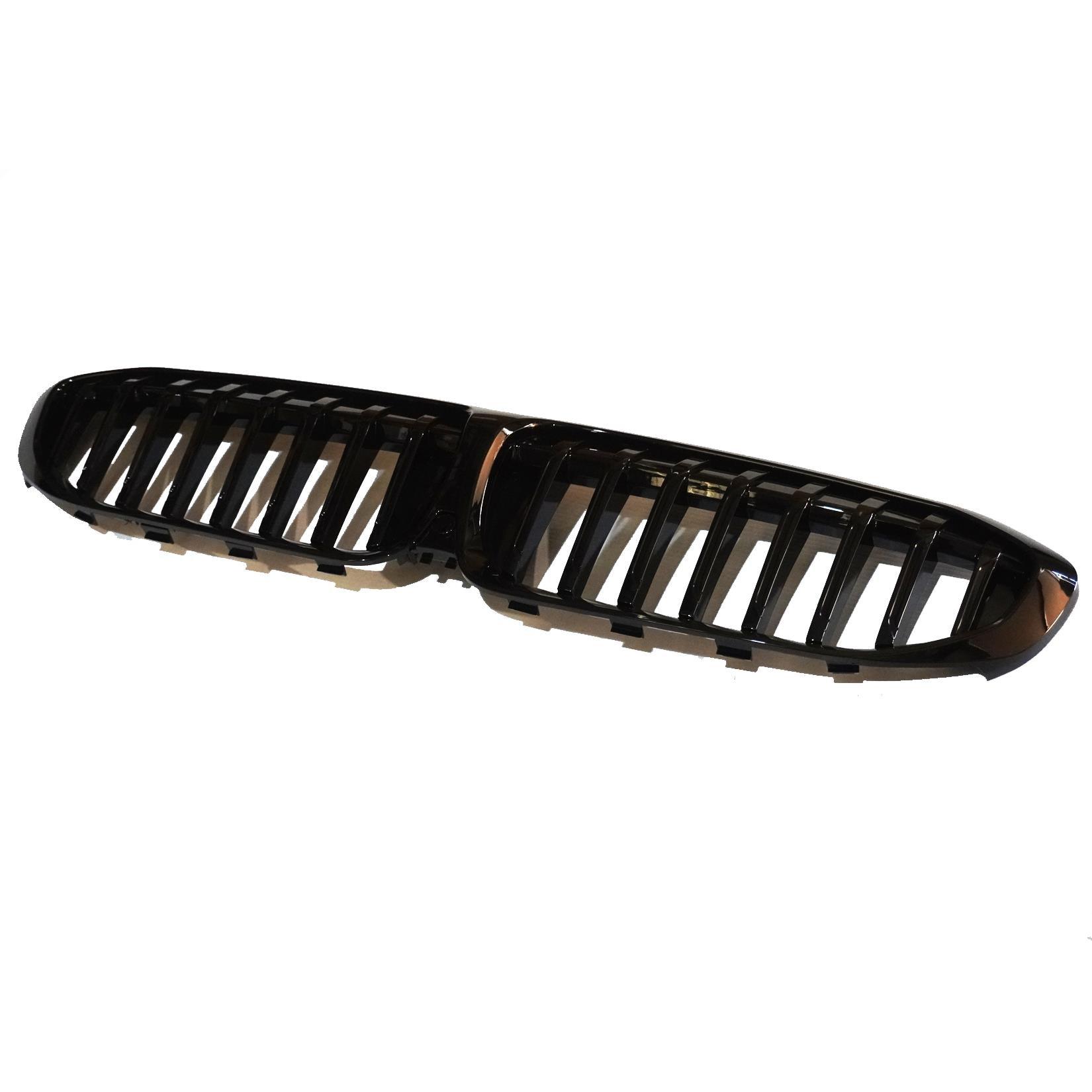 BMW 3 Series G20/G21 2018-2021 (Pre-LCI) Gloss Black Solid Slat Front Grill - TMC Motorsport