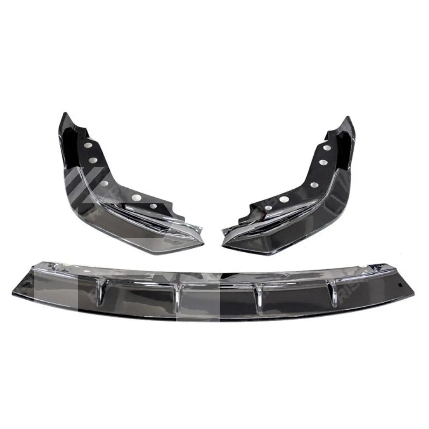 BMW 3 Series M Sport G20 2018-2022 (Pre-LCI) Gloss Black 3-Piece Front Splitter V2