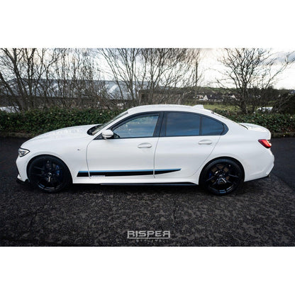 BMW 3 Series M Sport G20/G21 2018+ Gloss Black M Performance Side Door Stickers - TMC Motorsport