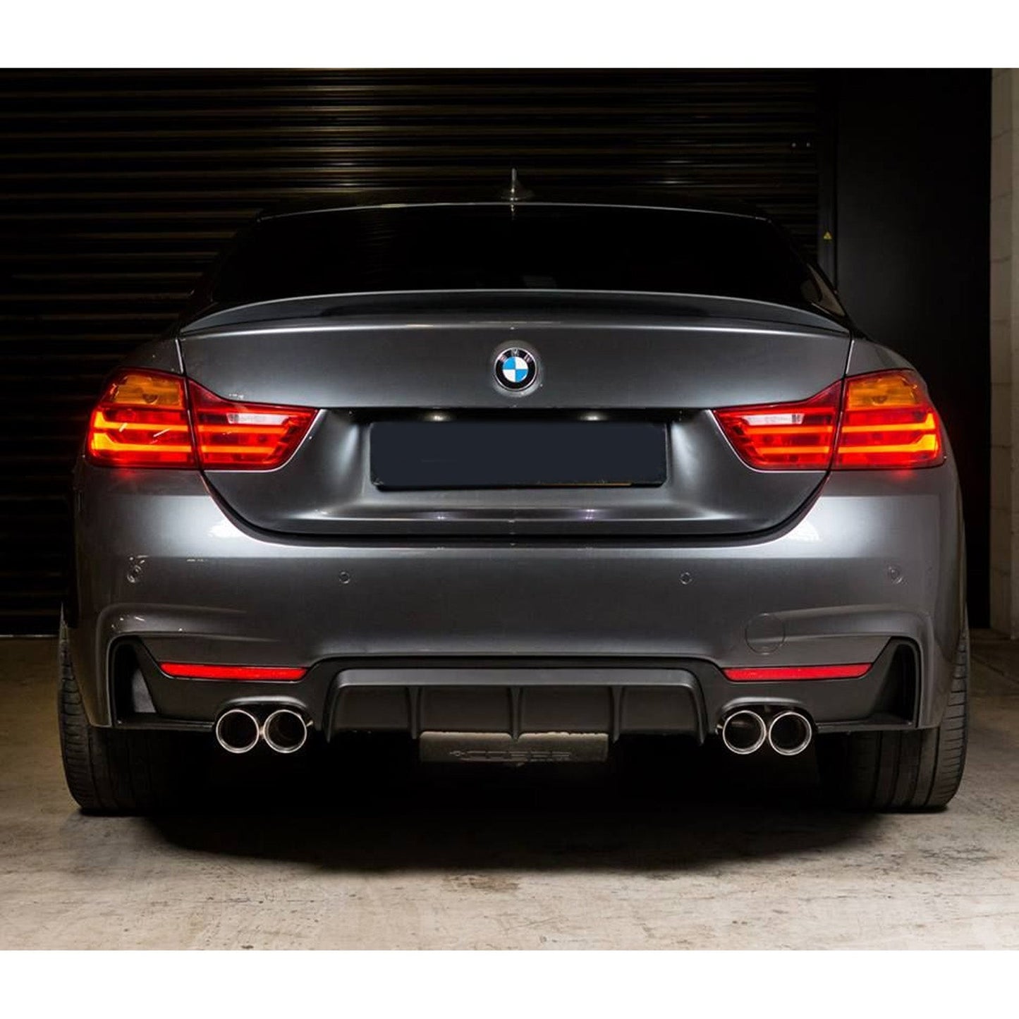 Bmw 4 Series F32 F36 M Sport 2014-2020 Rear Diffuser 00__00 In Matte Black - TMC Motorsport