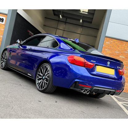 Bmw 4 Series F32 F36 M Sport 2014-2020 Rear Diffuser In Matte Black 00___ - TMC Motorsport