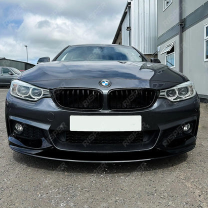 BMW 4 Series F32/F36 M Sport Front Splitter in Gloss Black