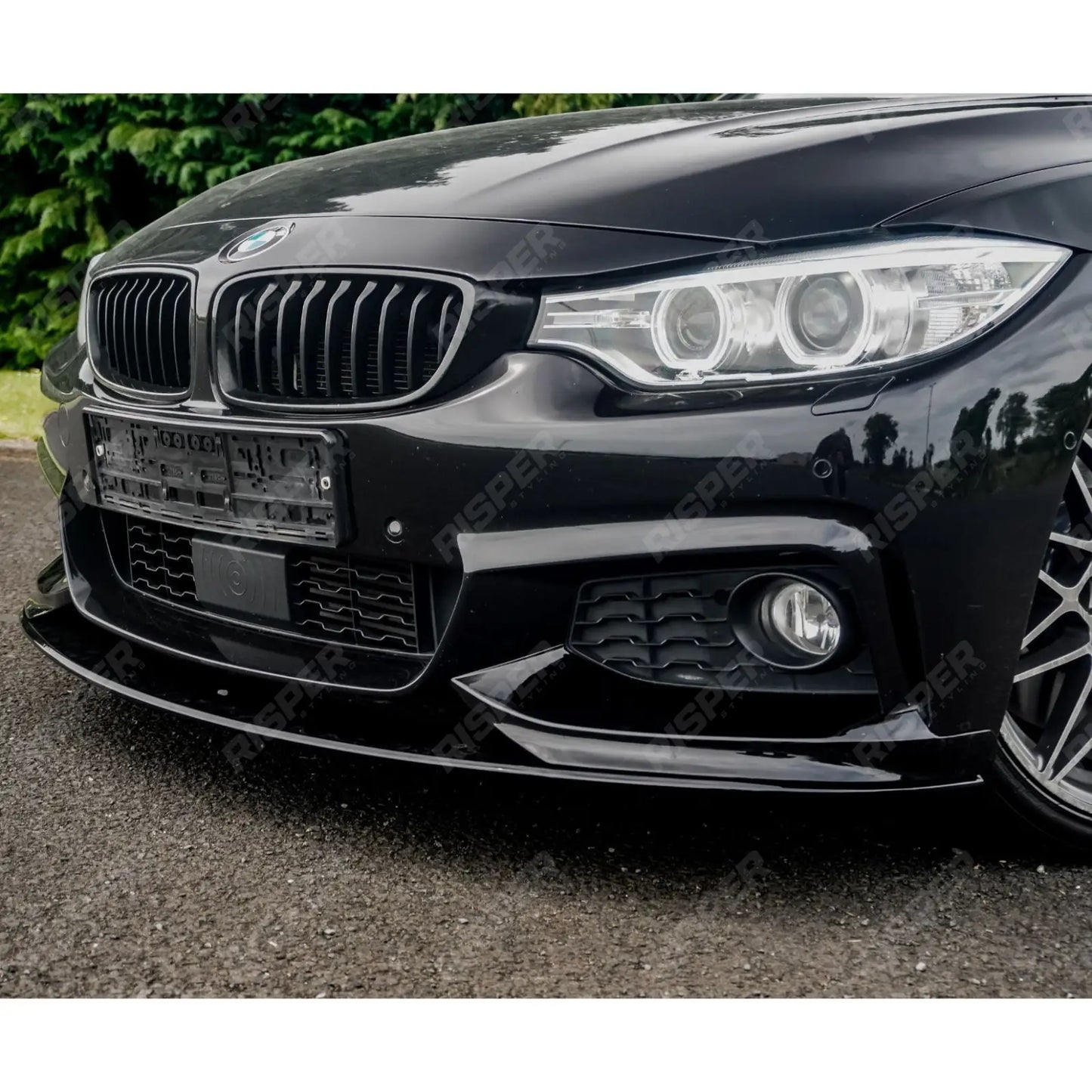 BMW 4 Series F32 M Sport 2014-2020 Gloss Black Full Aero Body Lip Kit - Diffuser 00___