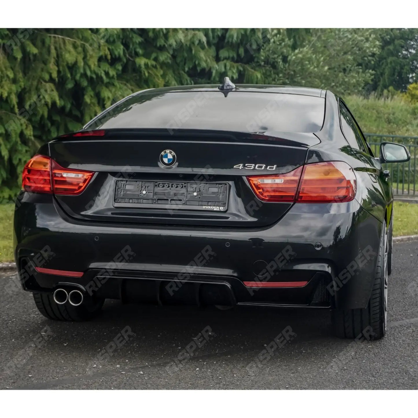 BMW 4 Series F32 M Sport 2014-2020 Gloss Black Full Aero Body Lip Kit - Diffuser 00___