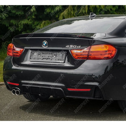 BMW 4 Series F32 M Sport 2014-2020 Gloss Black Full Aero Body Lip Kit - Diffuser 00___