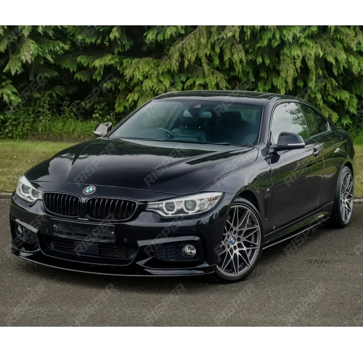 BMW 4 Series F32 M Sport 2014-2020 Gloss Black Full Aero Body Lip Kit - Diffuser 00__00