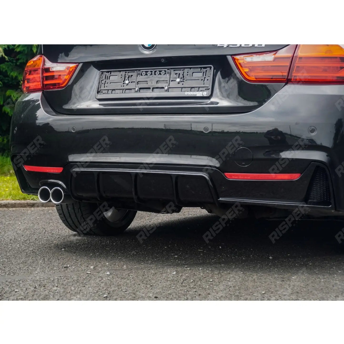 BMW 4 Series F32 M Sport 2014-2020 Gloss Black Full Aero Body Lip Kit - Diffuser 00___