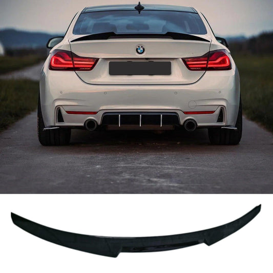 BMW 4 Series F32 M4 F82 2014-2020 - Gloss Black M4 Style Rear Spoiler - TMC Motorsport