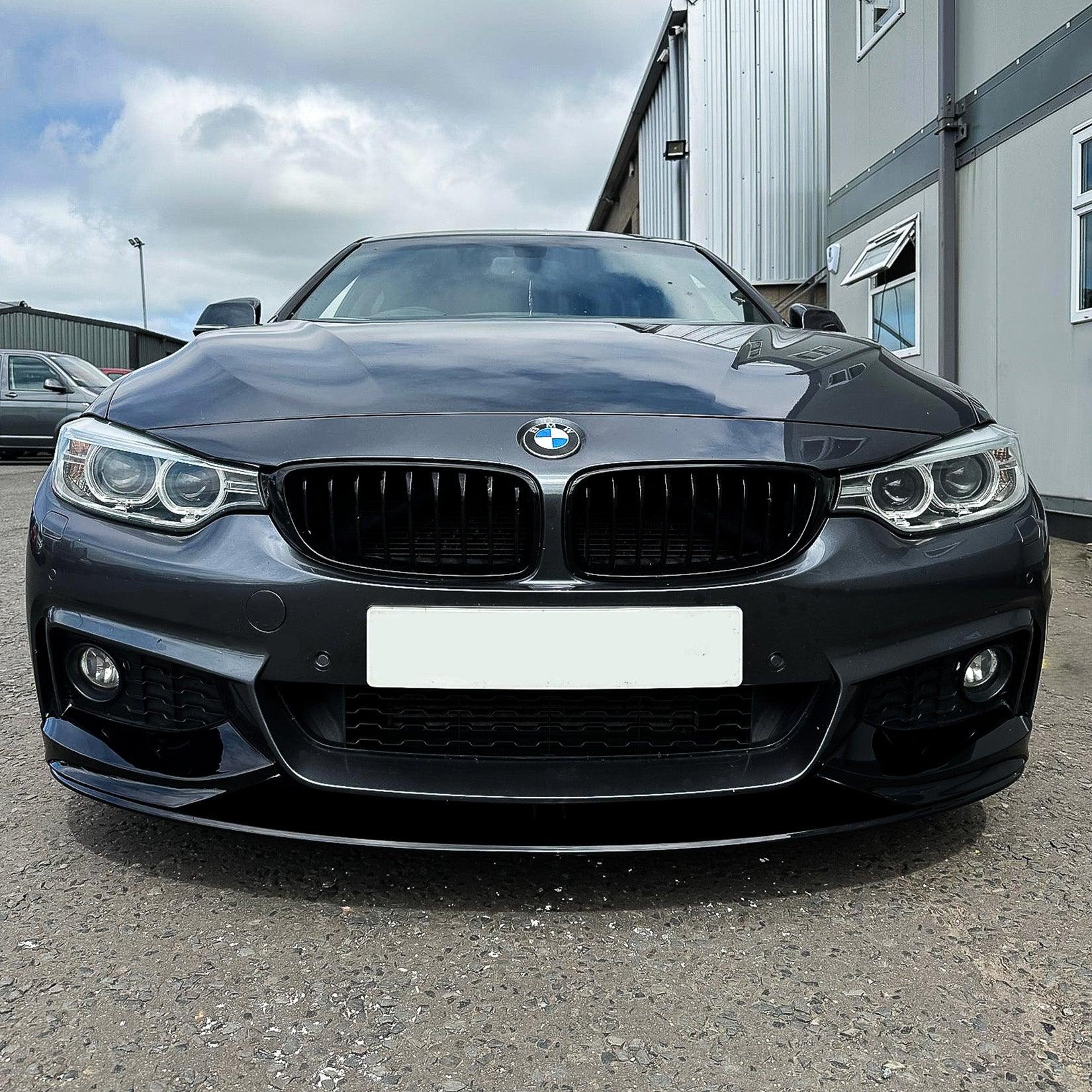 BMW 4 Series F32/F36 M Sport Front Splitter in Gloss Finish - TMC Motorsport