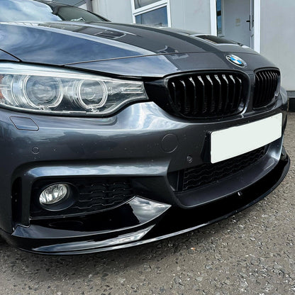BMW 4 Series F32/F36 M Sport Front Splitter in Gloss Finish - TMC Motorsport