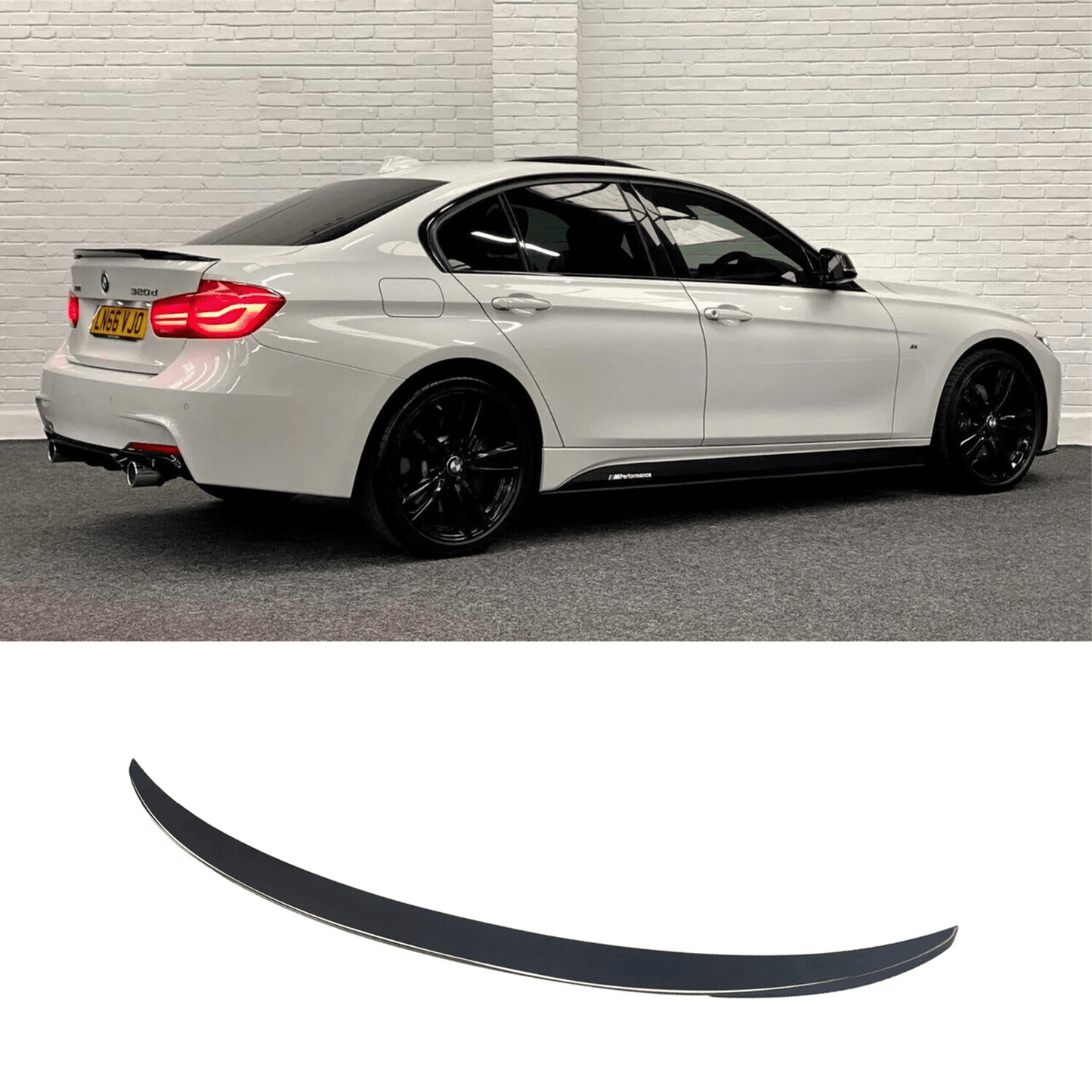 Bmw 4 Series F36 2014-2020 Gran Coupe - MP Style Rear Spoiler In Gloss Black - TMC Motorsport