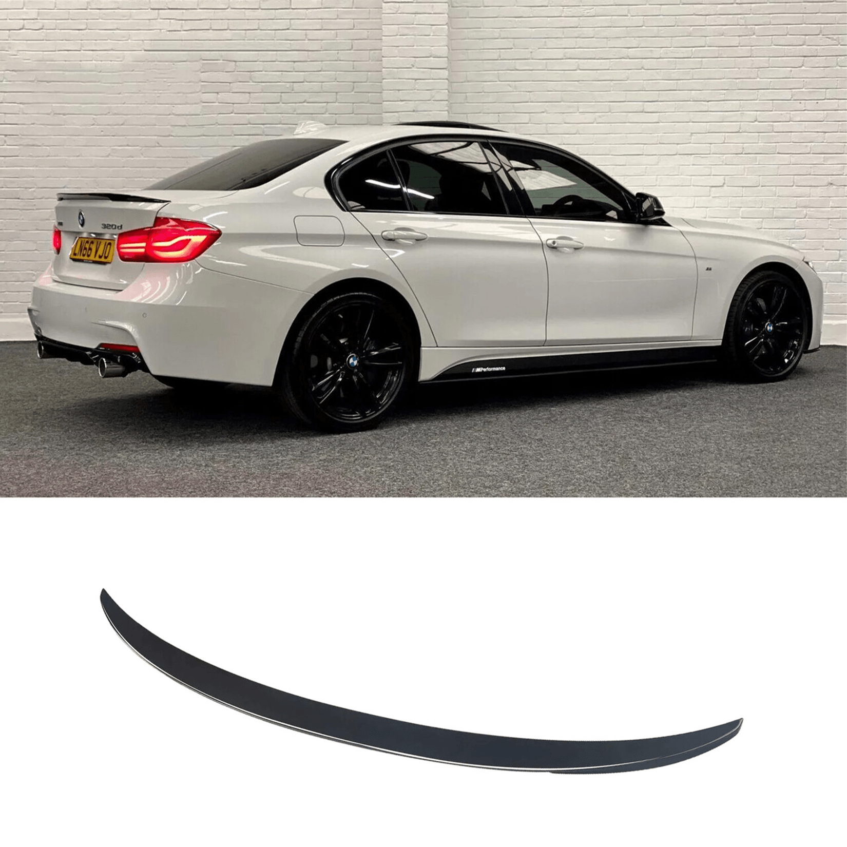 Bmw 4 Series F36 2014-2020 Gran Coupe - MP Style Rear Spoiler In Gloss Black - TMC Motorsport