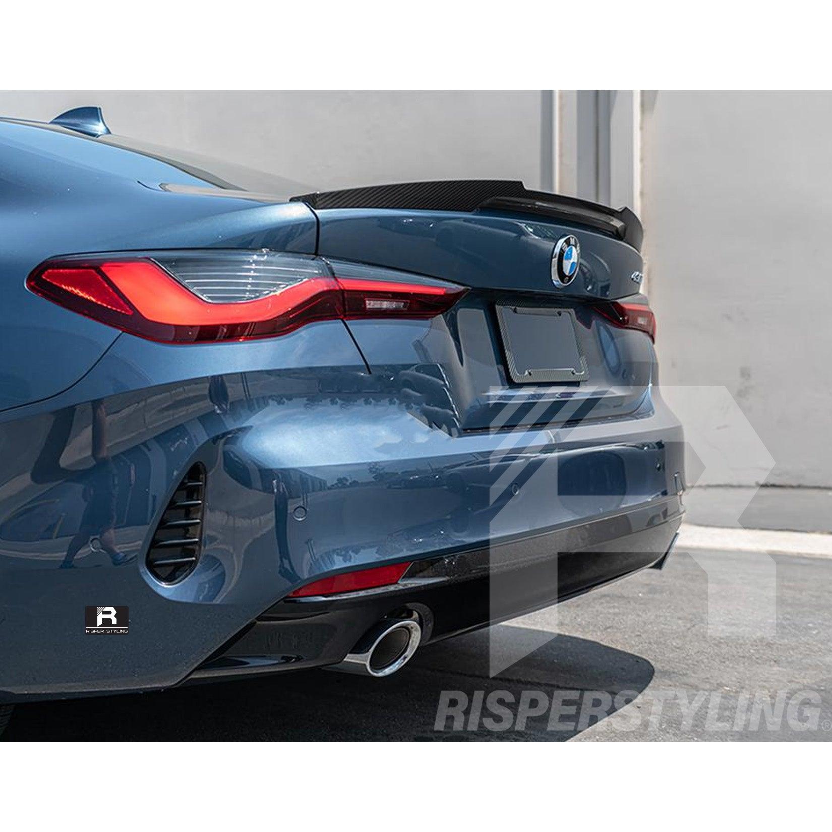 BMW 4 Series G22 2-Door  G82 M4 - Gloss Black M4 Style Rear Boot Spoiler - TMC Motorsport