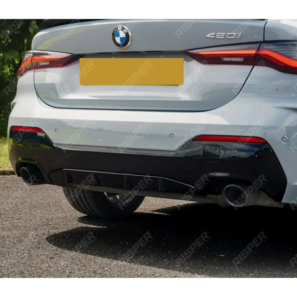 Full Aero Kit In Gloss Black with Exhaust Tips For BMW 4 Series G22 2020+ M Sport