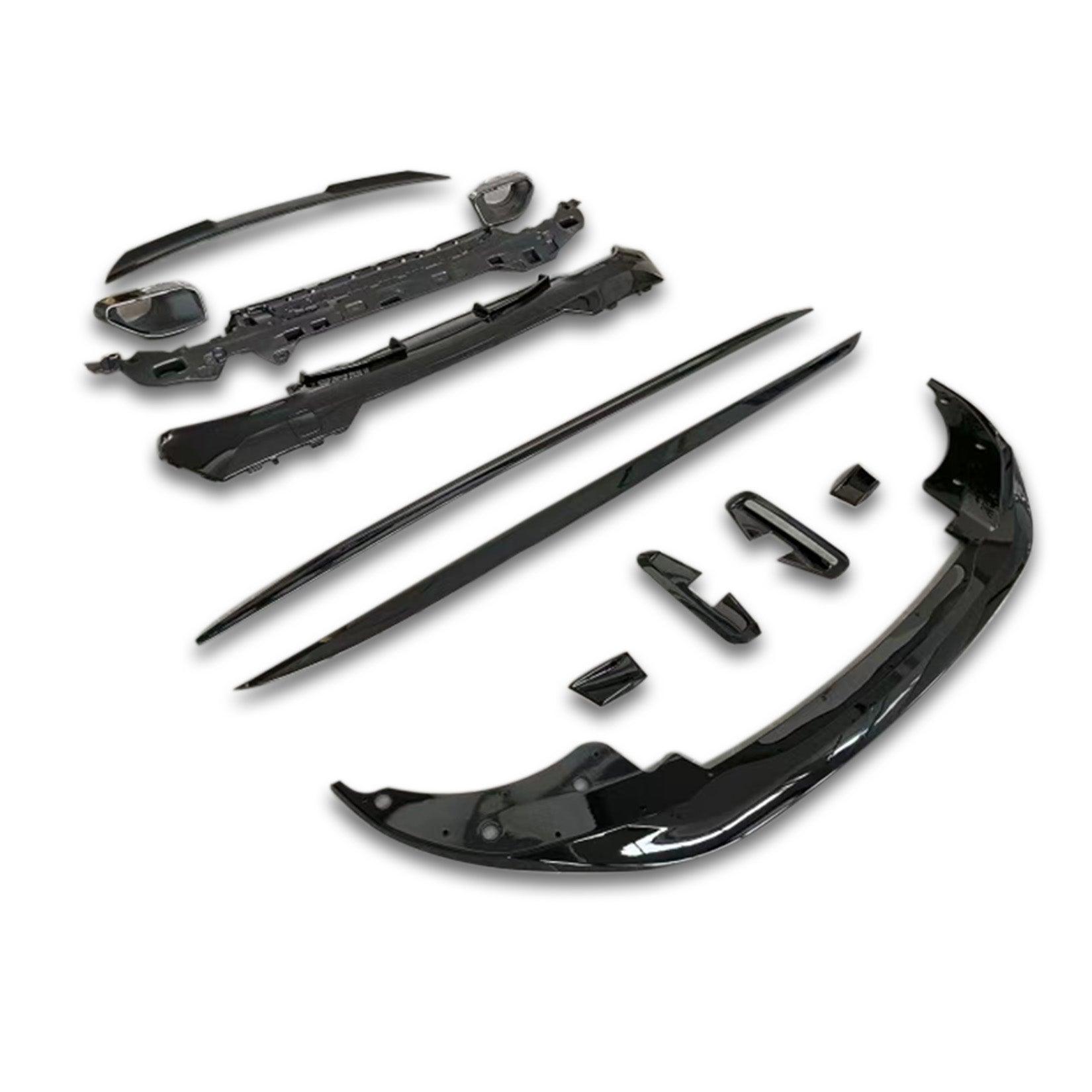 BMW 4 Series G22 2020+ M Sport - Gloss Black Full Aero Kit with Exhaust Tips - TMC Motorsport