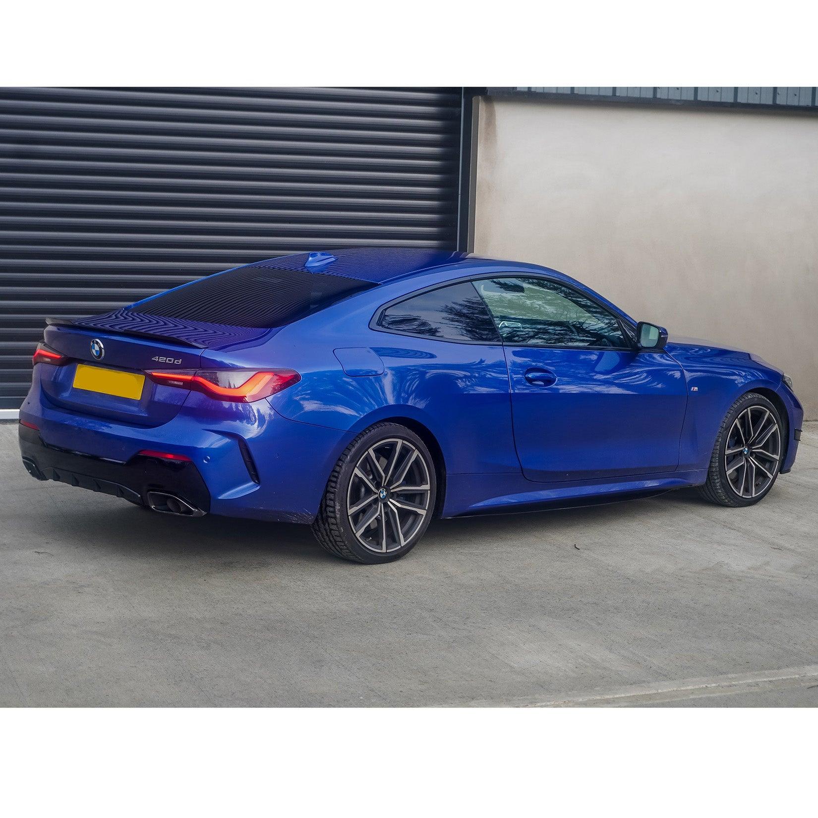 BMW 4 Series G22 2020+ M Sport - Gloss Black Full Aero Kit with Exhaust Tips - TMC Motorsport