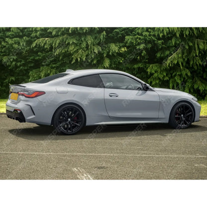 BMW 4 Series G22 2020+ M Sport - Gloss Black Full Aero Kit with Exhaust Tips