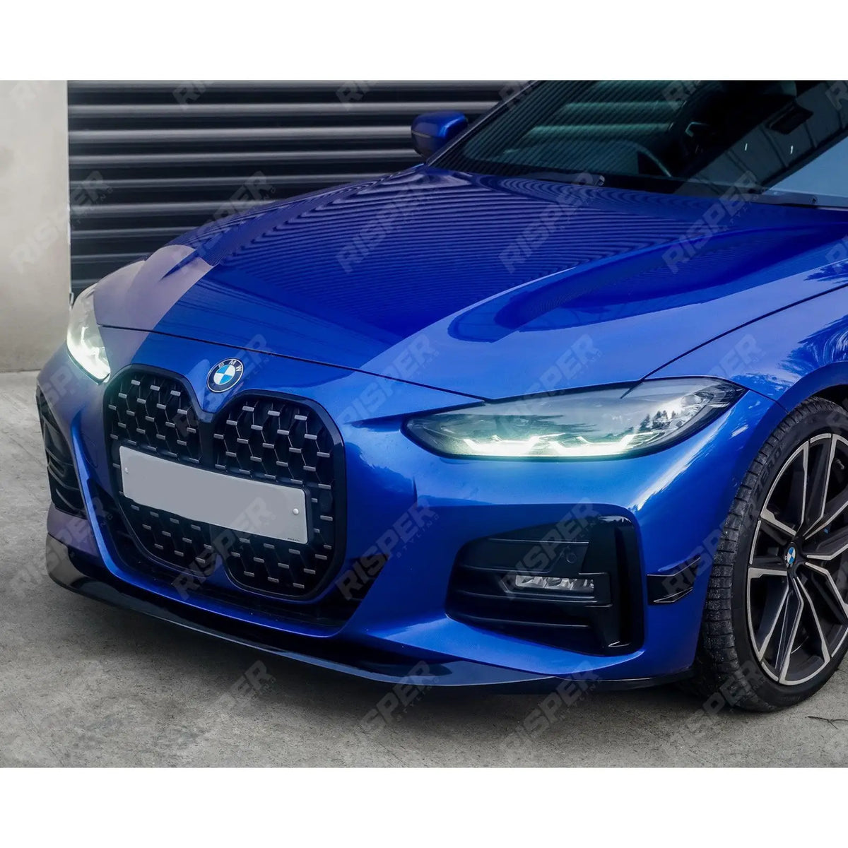 Full Aero Kit In Gloss Black with Exhaust Tips For BMW 4 Series G22 2020+ M Sport