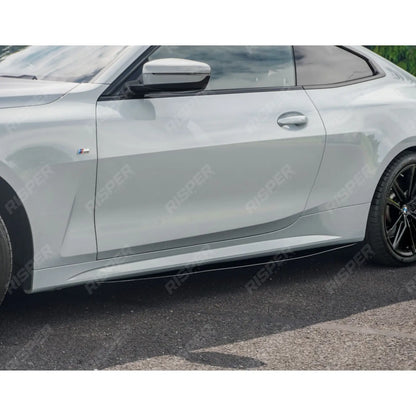 BMW 4 Series G22 2020+ M Sport - Gloss Black Full Aero Kit with Exhaust Tips