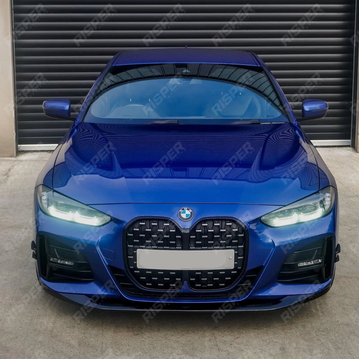 Full Aero Kit In Gloss Black with Exhaust Tips For BMW 4 Series G22 2020+ M Sport