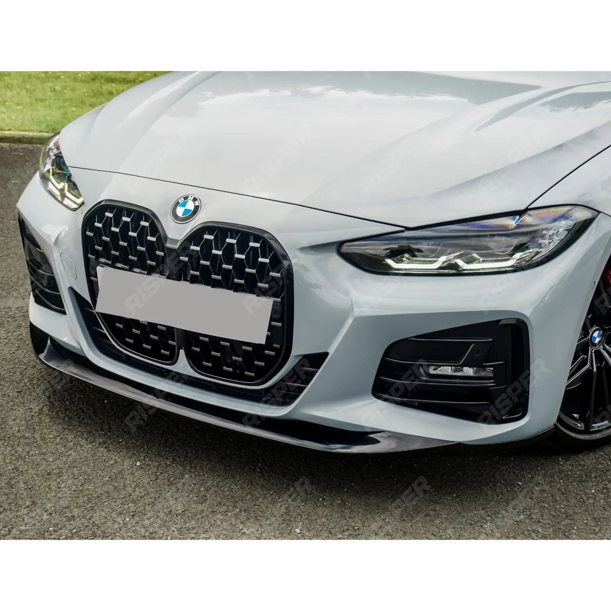 Full Aero Kit In Gloss Black with Exhaust Tips For BMW 4 Series G22 2020+ M Sport