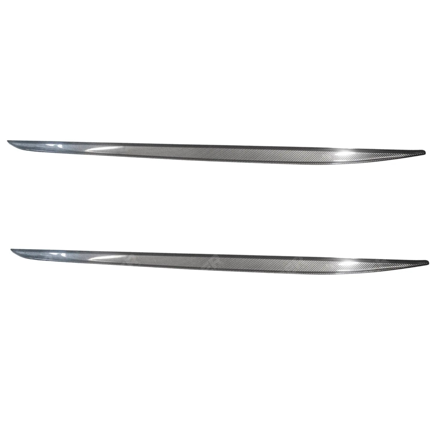 Bmw 4 Series G22 M Sport 2020+ Side Skirt Splitters In Carbon Look