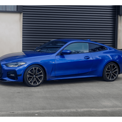 BMW 4 Series G22 M Sport 2020+ Side Skirt Splitters in Gloss Black - TMC Motorsport