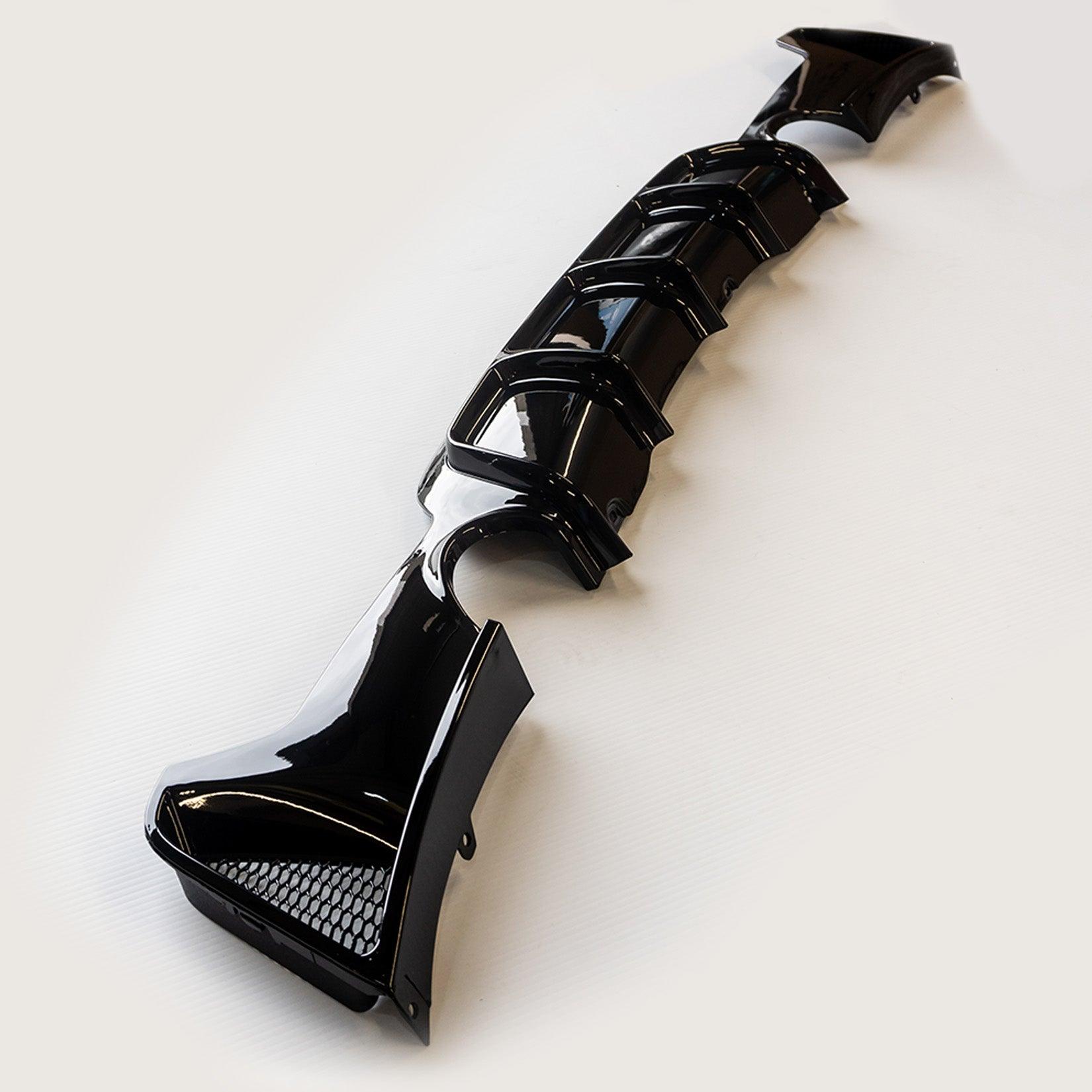 BMW 4 Series M Sport F32 F36 - Gloss Black Dual Exit Rear Diffuser - TMC Motorsport