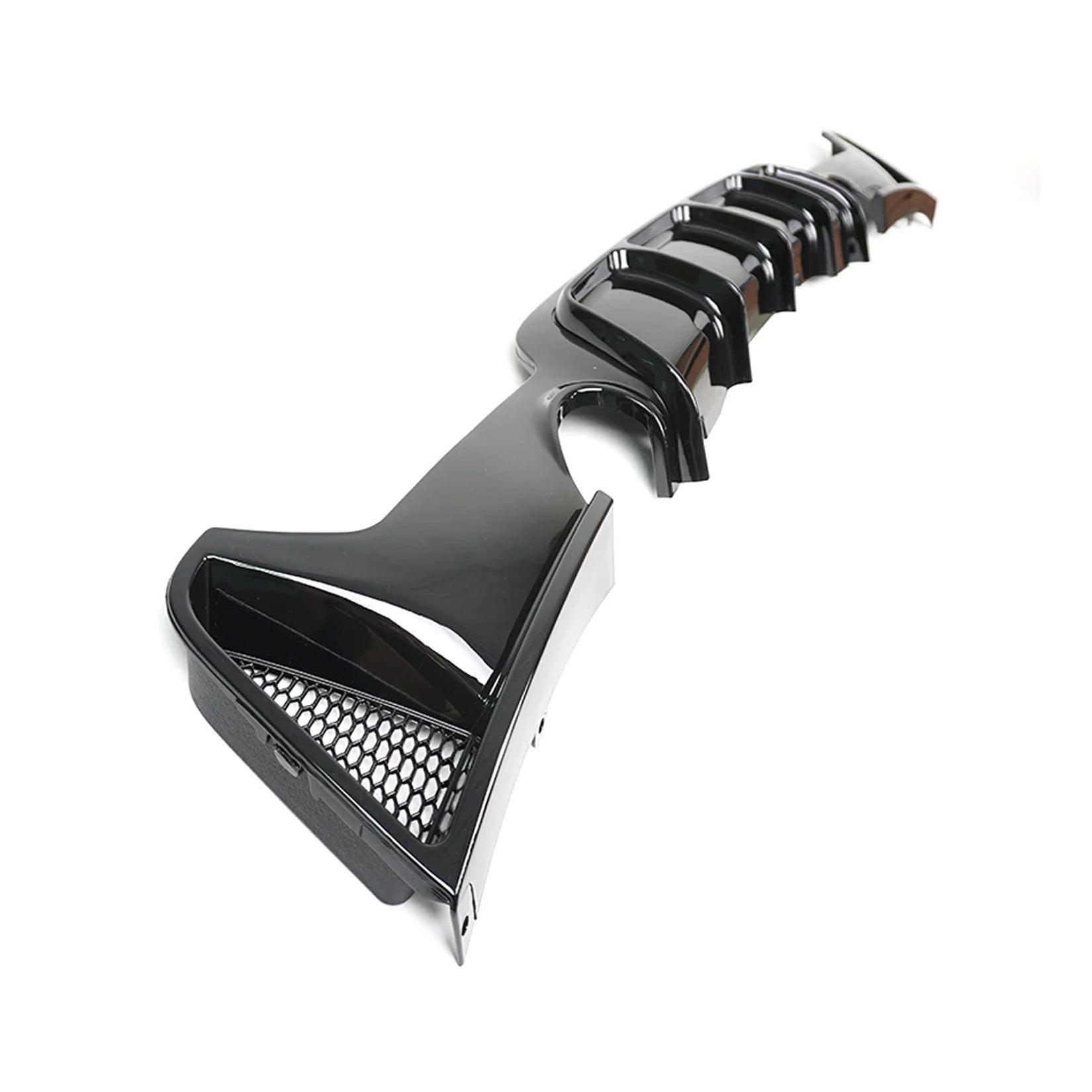 BMW 4 Series M Sport F32 F36 - Gloss Black Dual Exit Rear Diffuser - TMC Motorsport