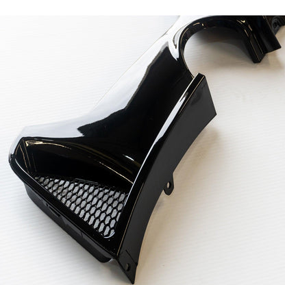 BMW 4 Series M Sport F32 F36 - Gloss Black Dual Exit Rear Diffuser - TMC Motorsport