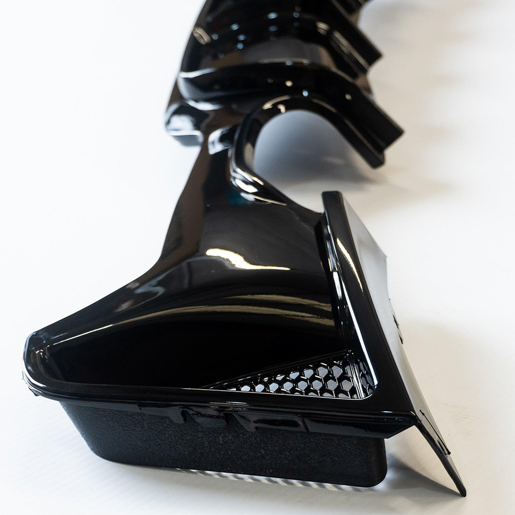 BMW 4 Series M Sport F32 F36 - Gloss Black Rear Diffuser Single Side Dual Tip - TMC Motorsport