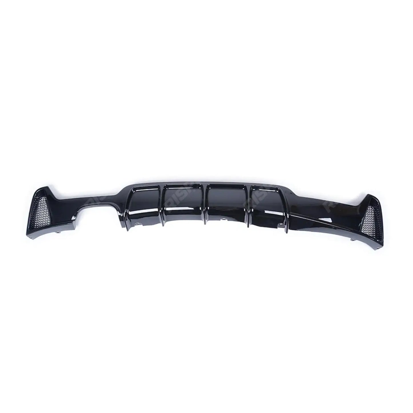 BMW 4 Series M Sport F32 F36 - Gloss Black Rear Diffuser Single Side Dual Tip