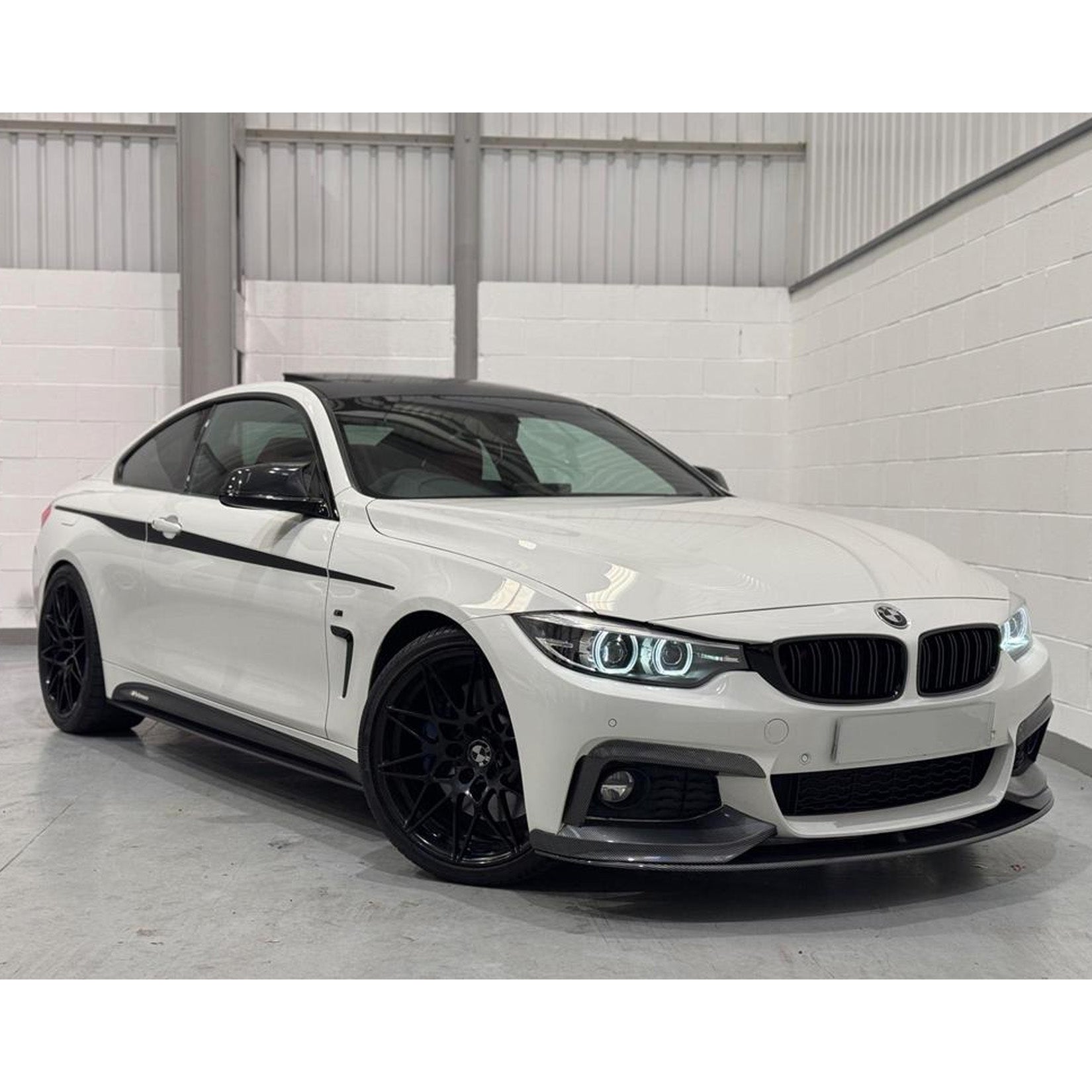 BMW 4 Series M Sport F32/F36 M Performance Front Splitter in Carbon Look - TMC Motorsport