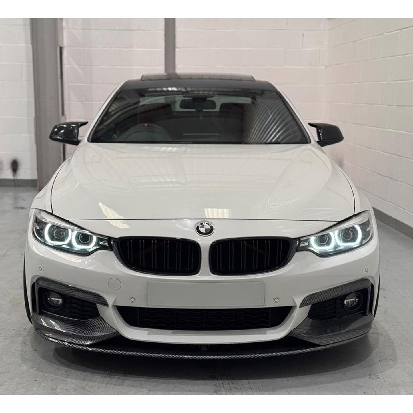 BMW 4 Series M Sport F32/F36 M Performance Front Splitter in Carbon Look - TMC Motorsport