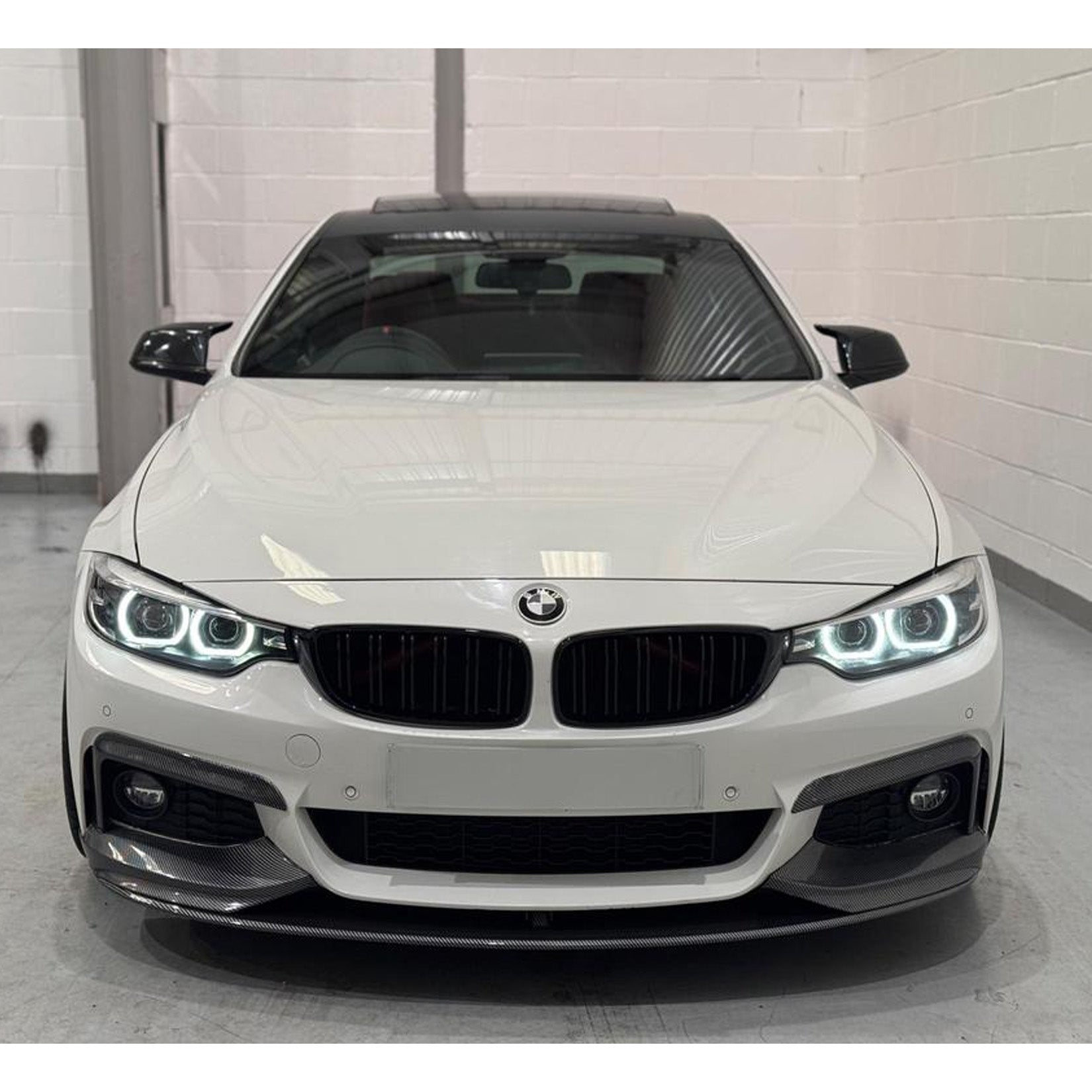 BMW 4 Series M Sport F32/F36 M Performance Front Splitter in Carbon Look - TMC Motorsport