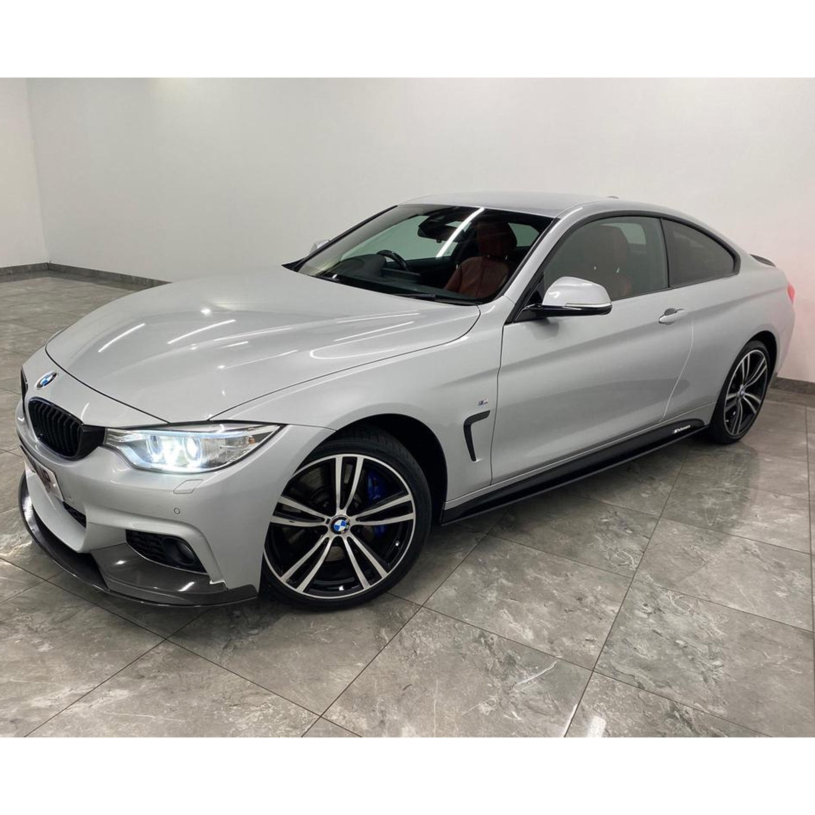 BMW 4 Series M Sport F32/F36 M Performance Front Splitter in Carbon Look - TMC Motorsport