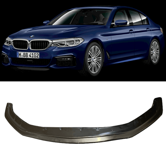BMW 5 Series 2017-2020 M Sport Risper Front Splitter - Gloss Black - TMC Motorsport