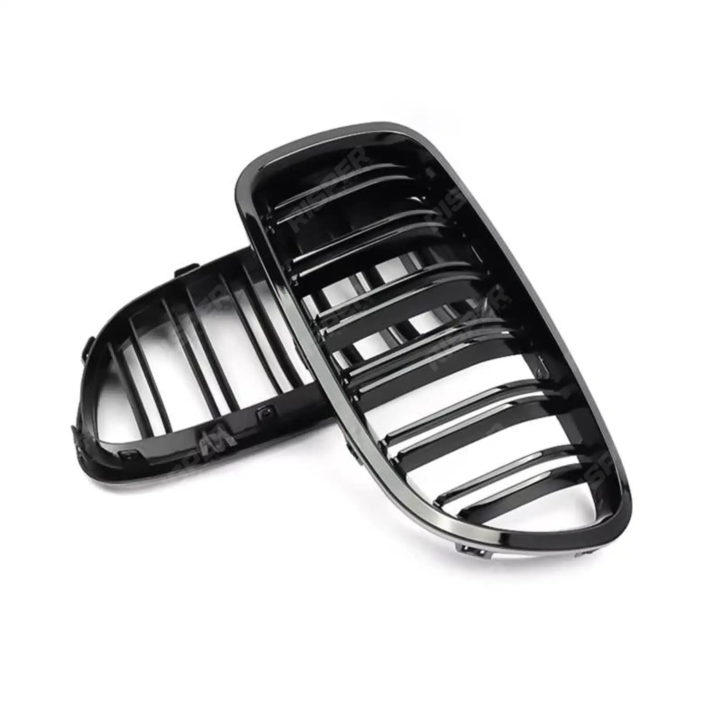 BMW 5 Series F10 2009-2017 DUAL SLAT FRONT GRILL IN GLOSS BLACK