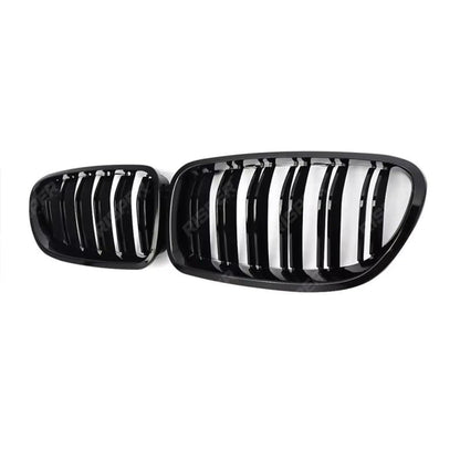 BMW 5 Series F10 2009-2017 DUAL SLAT FRONT GRILL IN GLOSS BLACK
