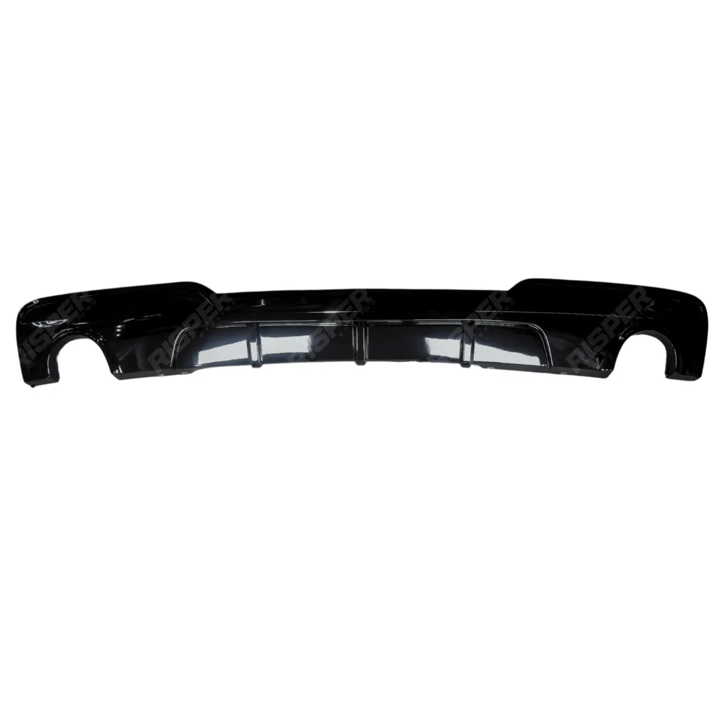 Bmw 5 Series F10 M Sport 2009-2017 Rear Diffuser In Gloss Black 0____0