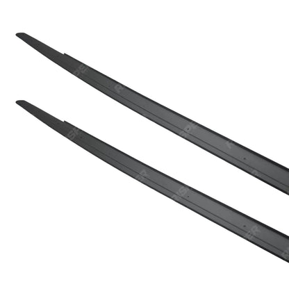 Bmw 5 Series F10 M Sport 2009-2017 Side Skirt Splitters In Matte Black