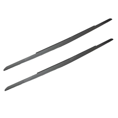 Bmw 5 Series F10 M Sport 2009-2017 Side Skirt Splitters In Matte Black