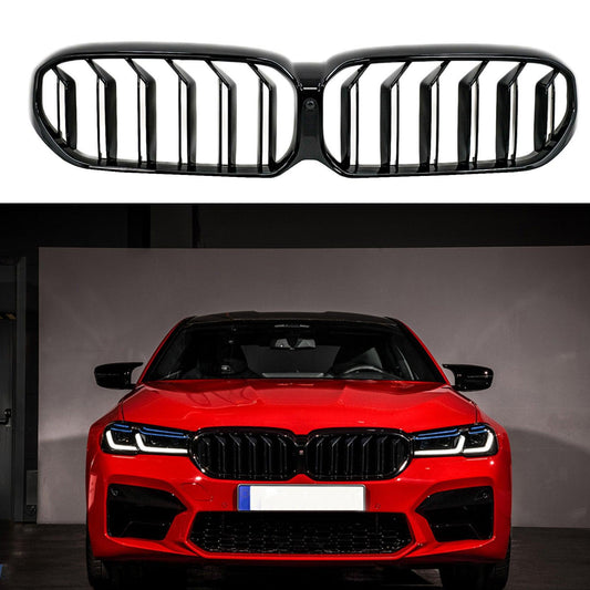 BMW 5 Series G30 G31 2021+ LCI Upgrade Front Grill in Gloss Black - M5 Look - TMC Motorsport