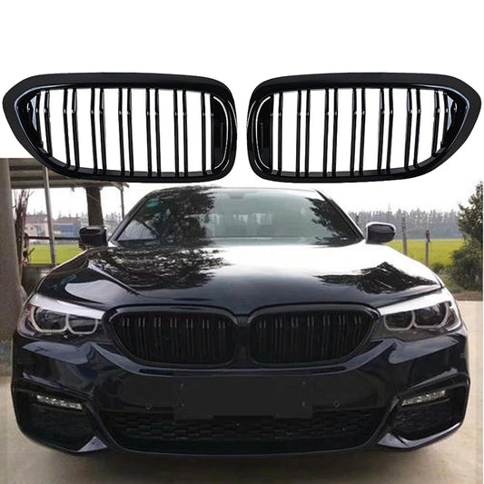BMW 5 Series G30 G31 Pre LCI 2017-2020 M5 Look Dual Slat Upgrade Front Grill - TMC Motorsport