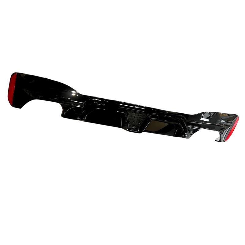 BMW 5 Series G30 G38 M Sport Pre LCI 2018-2022 CS Rear Diffuser In Gloss Black - TMC Motorsport
